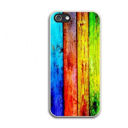 Colorful Wood Design Iphone 5s Case Luxury Iphone..