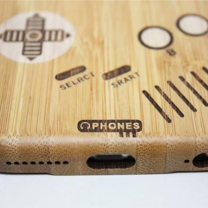 Bamboo Gameboy Iphone Case