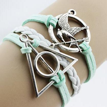 Harry Potter Mockingjay Bracelet Jewellry Hunger..